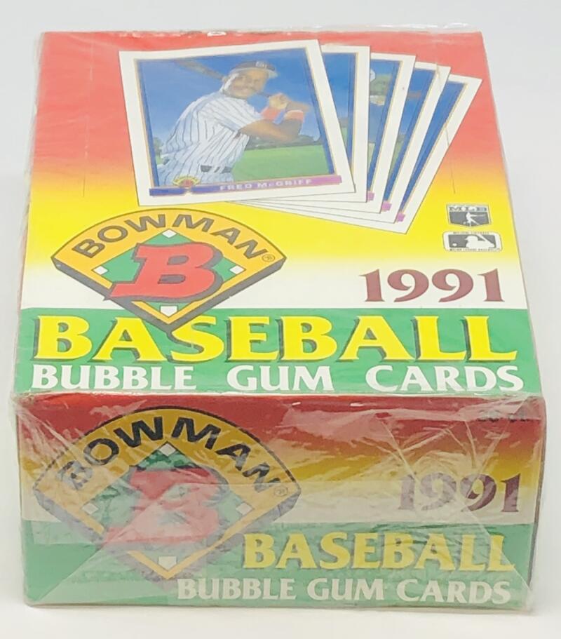 1991 Bowman Baseball Box  Image 1