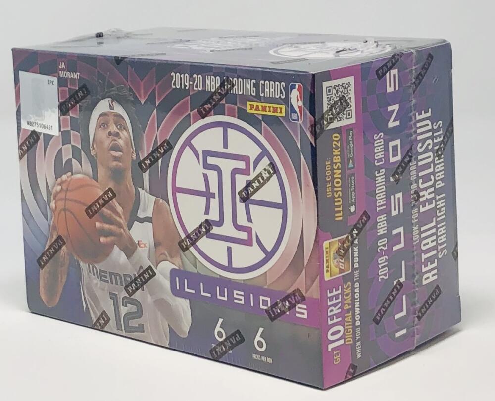 2019-20 Panini Illusions Basketball Blaster Box Image 2