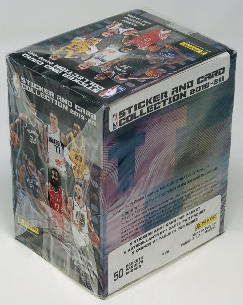 2019-20 Panini Sticker and Card Collection Basketball Box Image 2