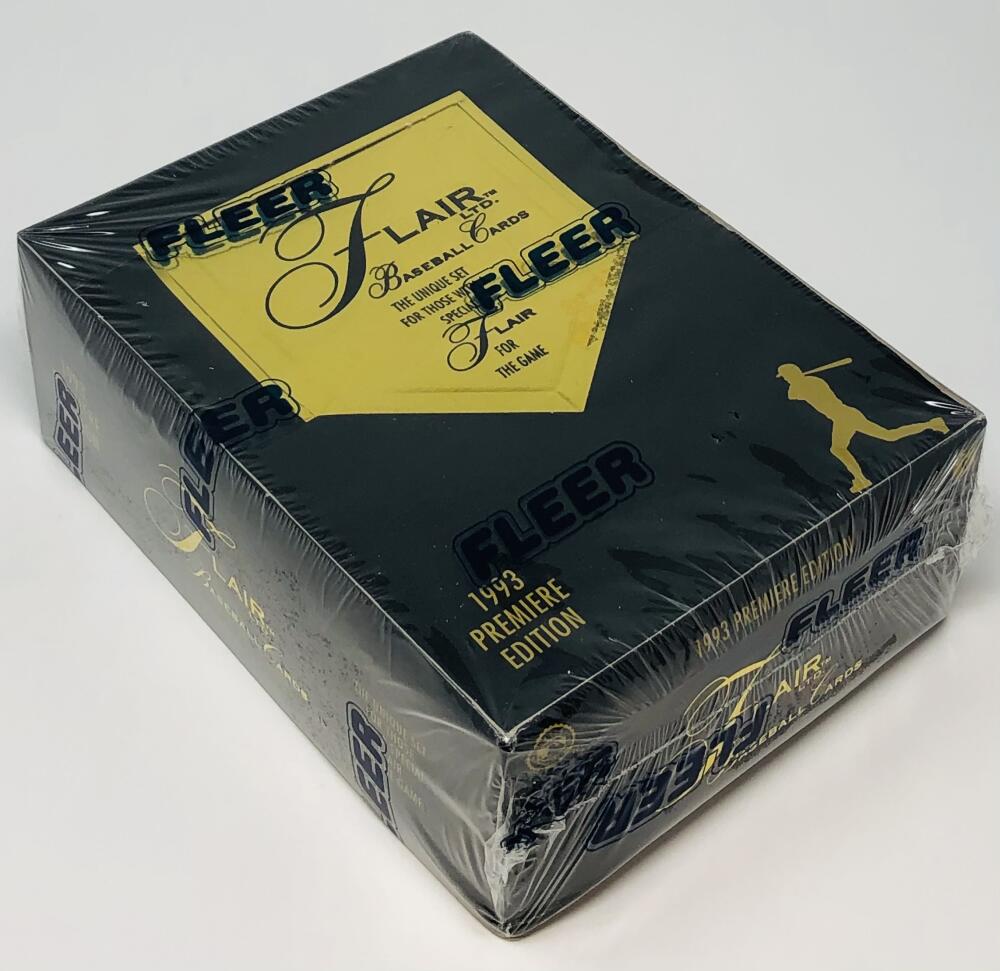 1993 Fleer Flair Baseball Box Image 1