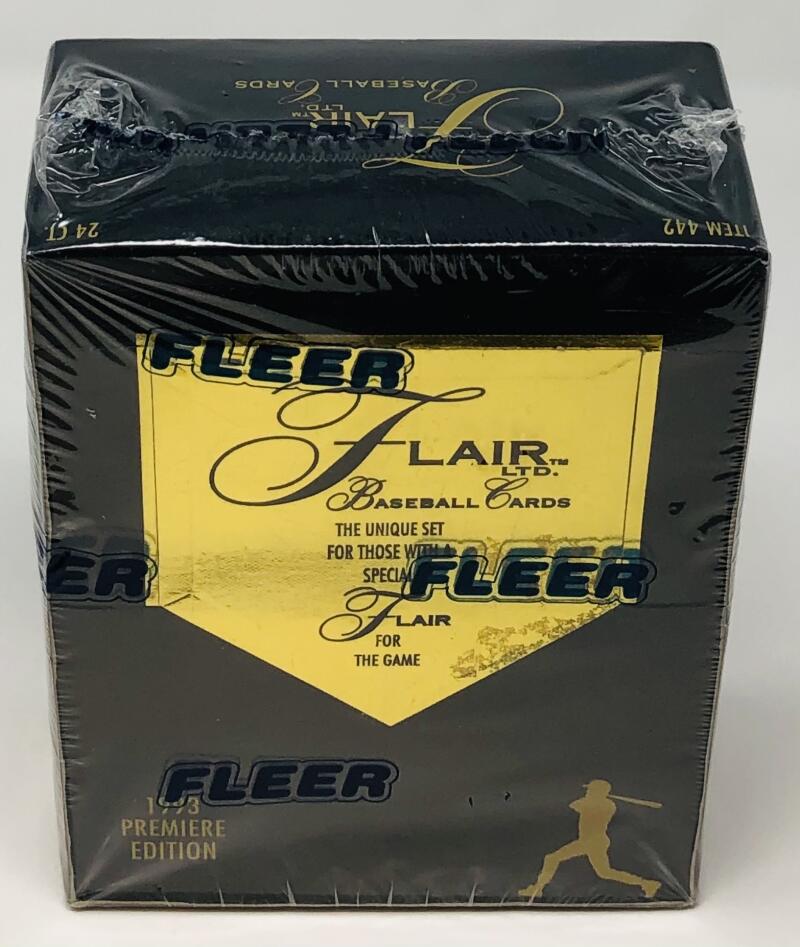 1993 Fleer Flair Baseball Box Image 2