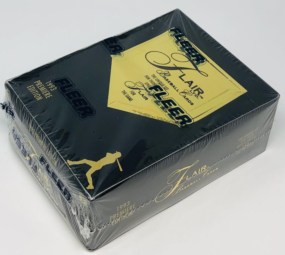 1993 Fleer Flair Baseball Box Image 3