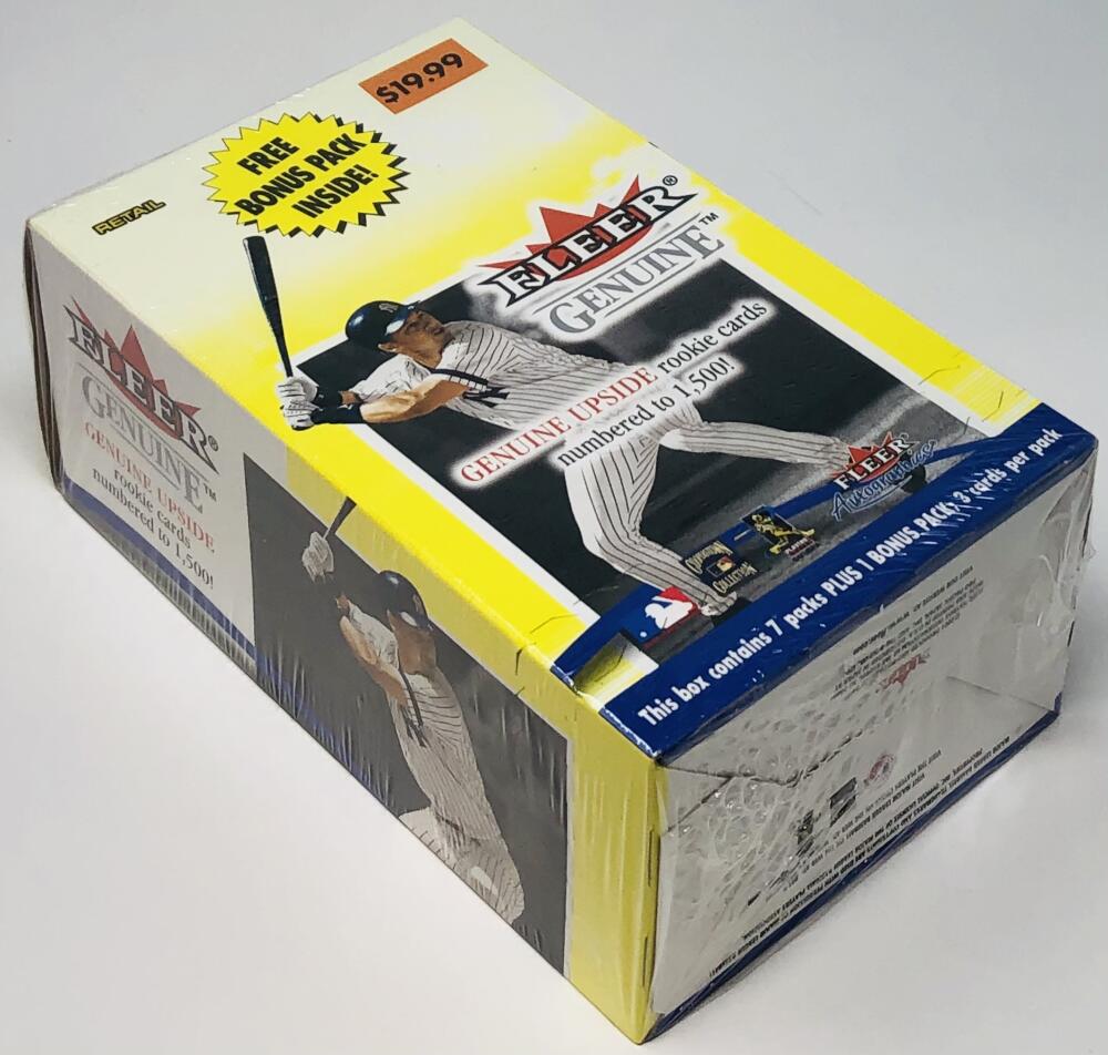 2001 Fleer Genuine Baseball Retail Box  Image 1