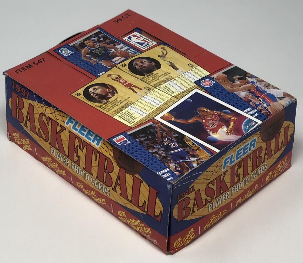 1991-92 Fleer Update Basketball Wax Box 36 Packs 15 Cards Per Pack Image 2