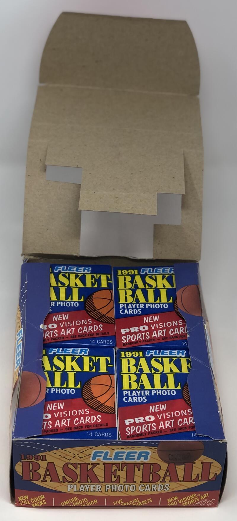 1991-92 Fleer Update Basketball Wax Box 36 Packs 15 Cards Per Pack Image 3