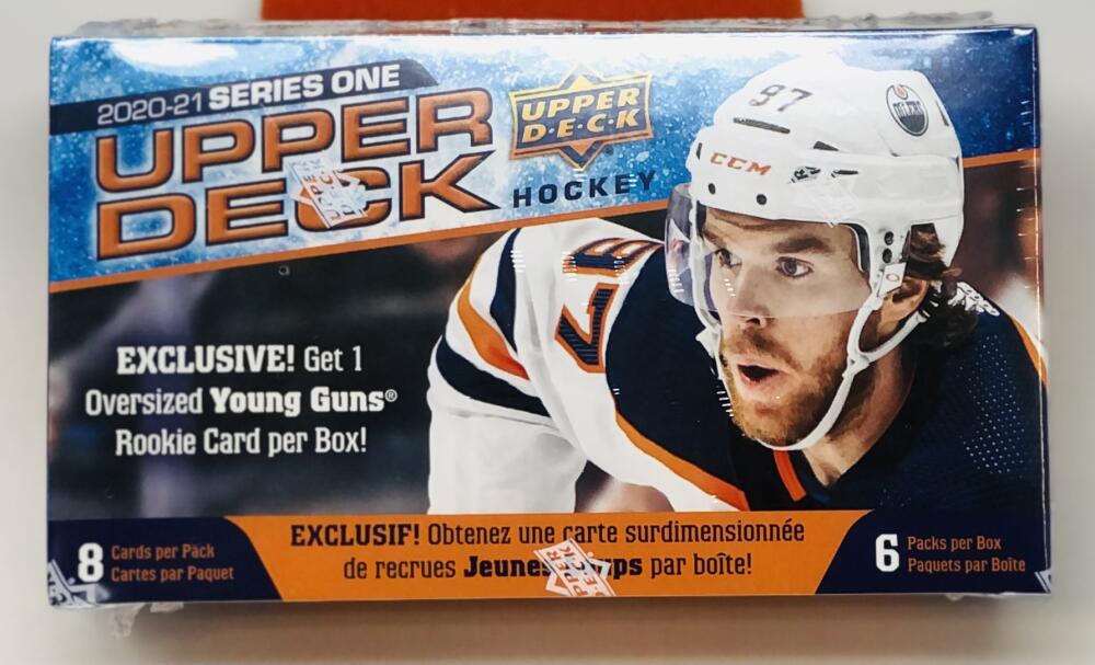 2020-21 Upper Deck Series 1 Hockey  Blaster Box Image 3