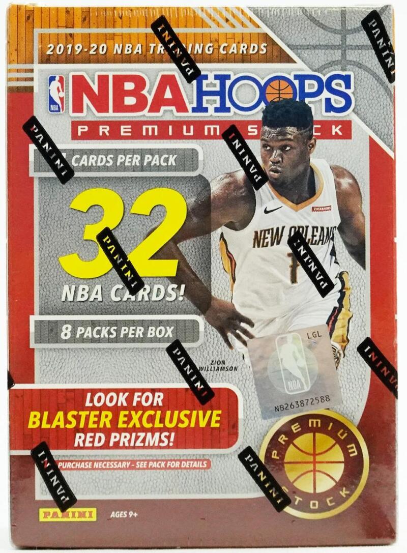 2019-20 Panini Hoops Premium Stock Basketball Blaster Box Image 1