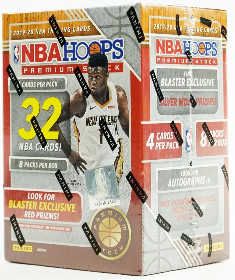 2019-20 Panini Hoops Premium Stock Basketball Blaster Box Image 2