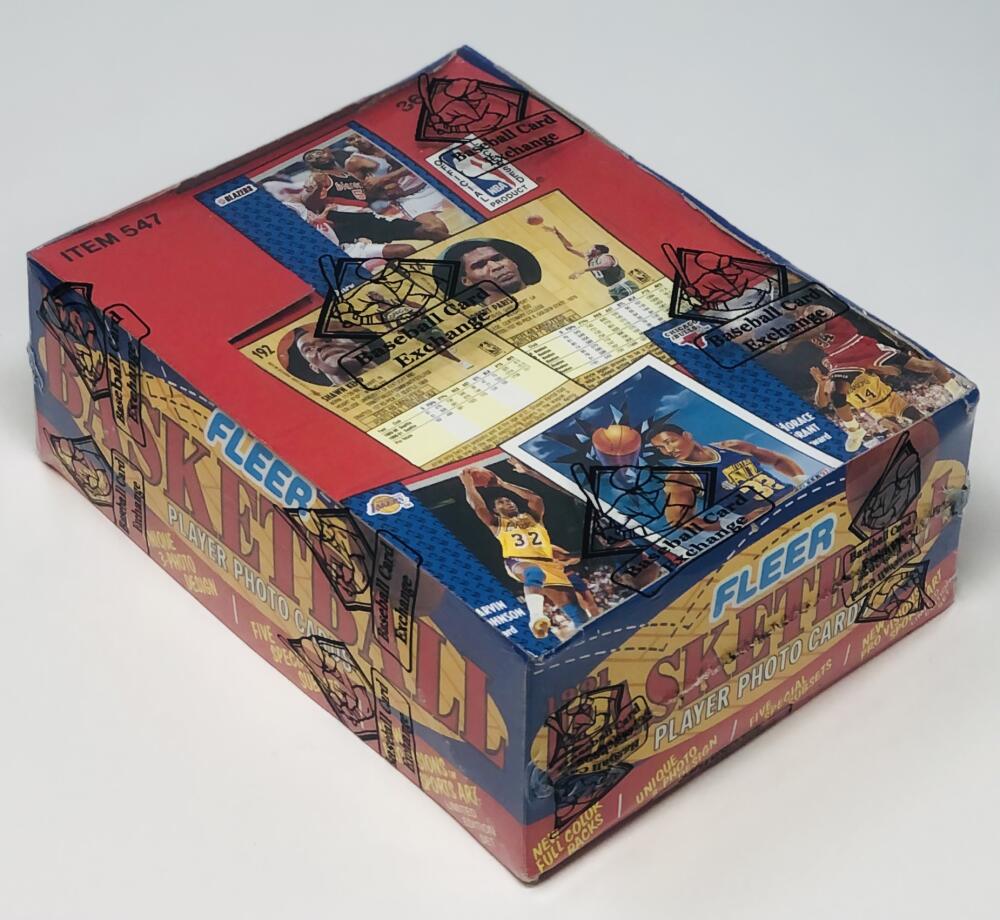 1991-92 Fleer Sealed Basketball Box BBCE FASC Image 1