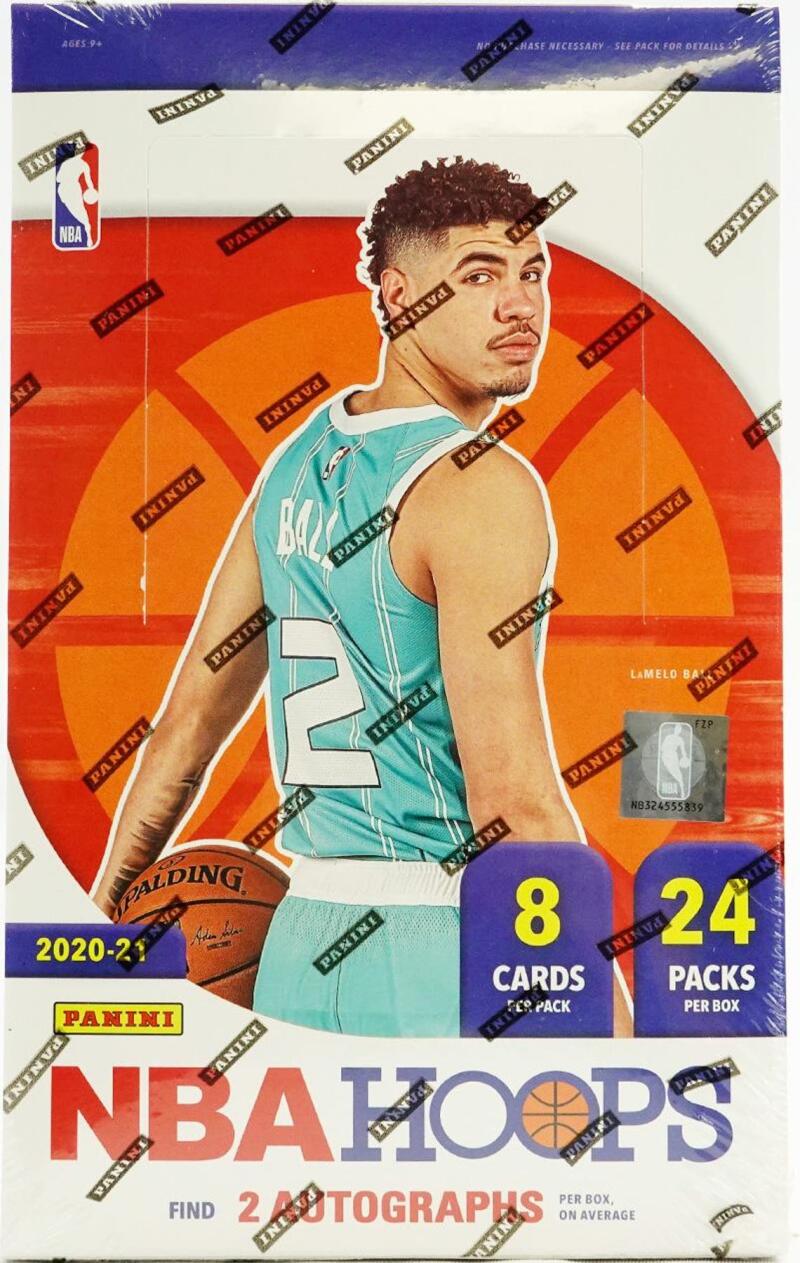 2020-21 Panini Hoops Basketball Hobby Box Image 1