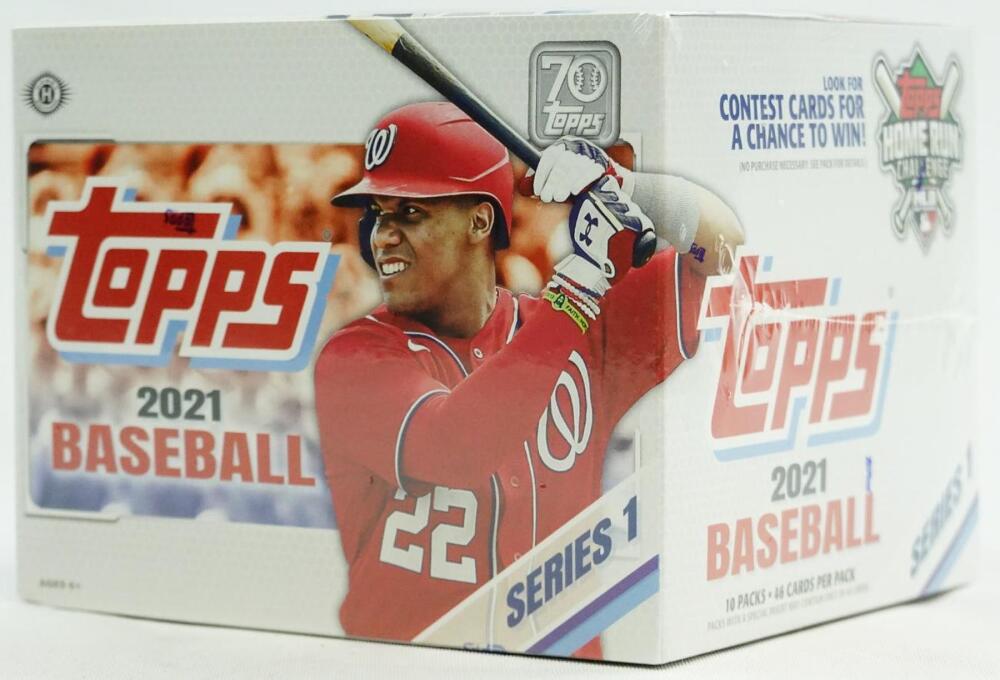 2021 Topps Series 1 Baseball Hobby Jumbo Box Image 2