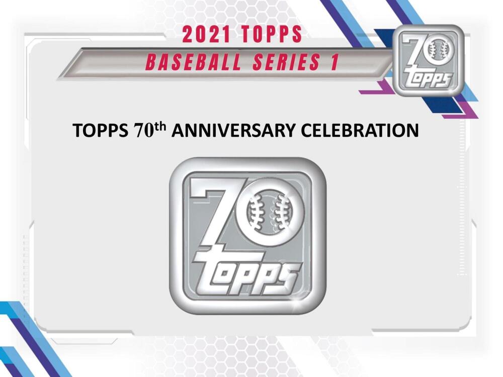 2021 Topps Series 1 Baseball Hobby Jumbo Box Image 3