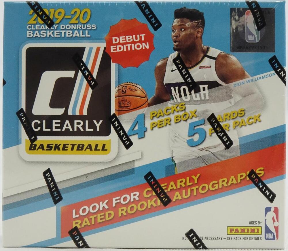 2019-20 Panini Clearly Donruss Basketball Hobby Box Image 1