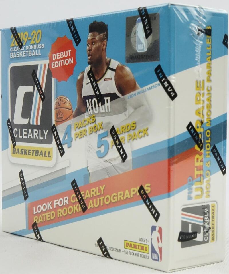 2019-20 Panini Clearly Donruss Basketball Hobby Box Image 2
