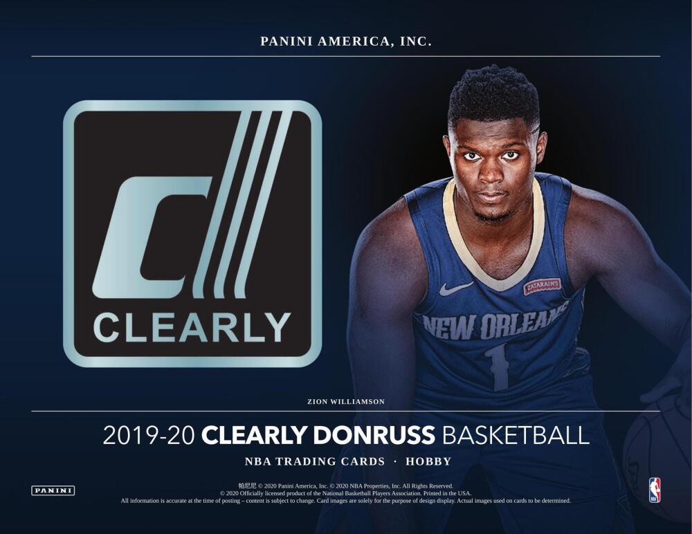 2019-20 Panini Clearly Donruss Basketball Hobby Box Image 3
