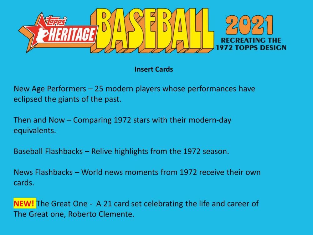 2021 Topps Heritage Baseball Hobby Box Image 5