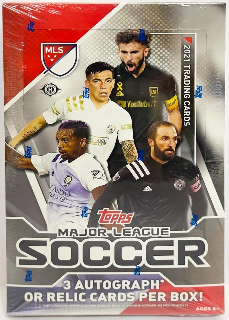 2021 Topps MLS Major League Soccer Hobby Box Image 1