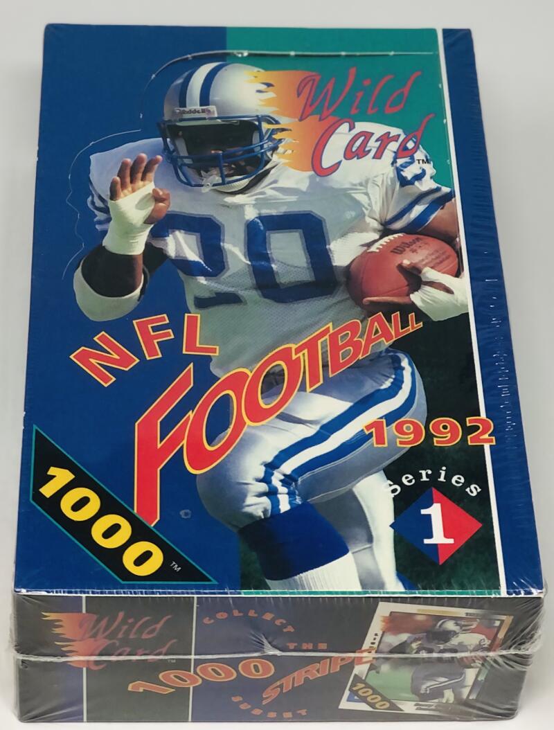 1992 Wild Card Series 1 Football Box Image 1