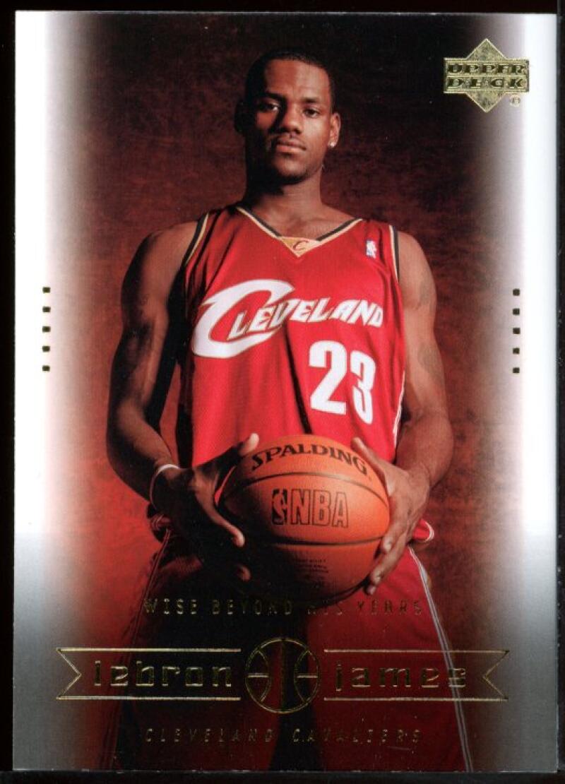 2003 Upper Deck #20 Wise Beyond his Years Lebron James Cavaliers NBA Rookie Card Image 1