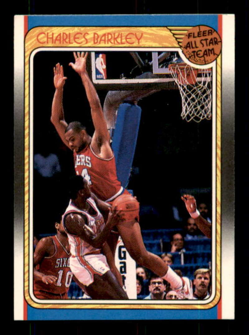 Charles Barkley AS Card 1988-89 Fleer #129 Image 1