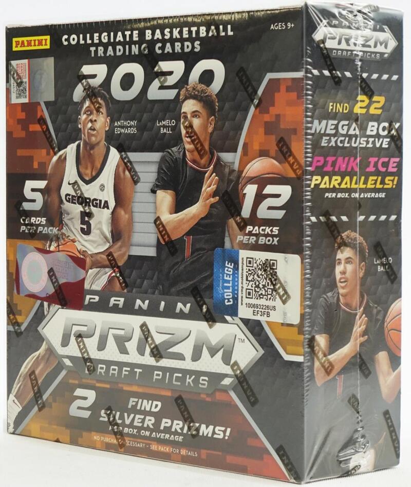 2020-21 Panini Prizm Draft Picks Basketball Mega Box (Pink Ice) Image 2