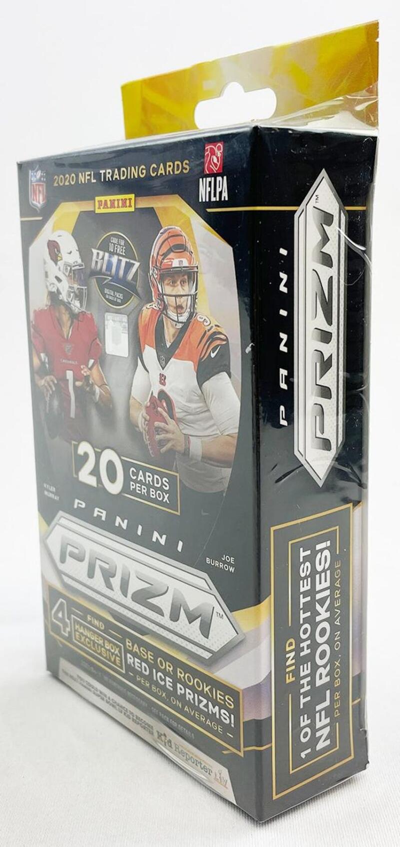 2020 Panini Prizm Football Hanger 20-Card Box (Red Ice Prizms) Image 2