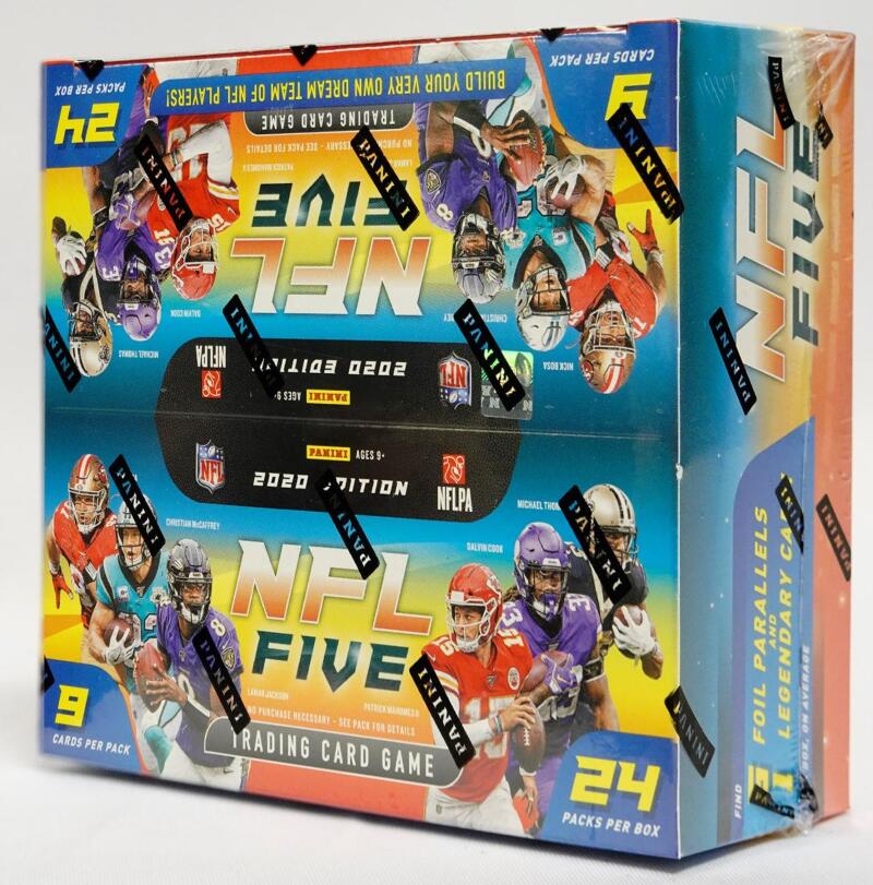 2020 Panini NFL Five Football Trading Card Game Booster Box Image 1