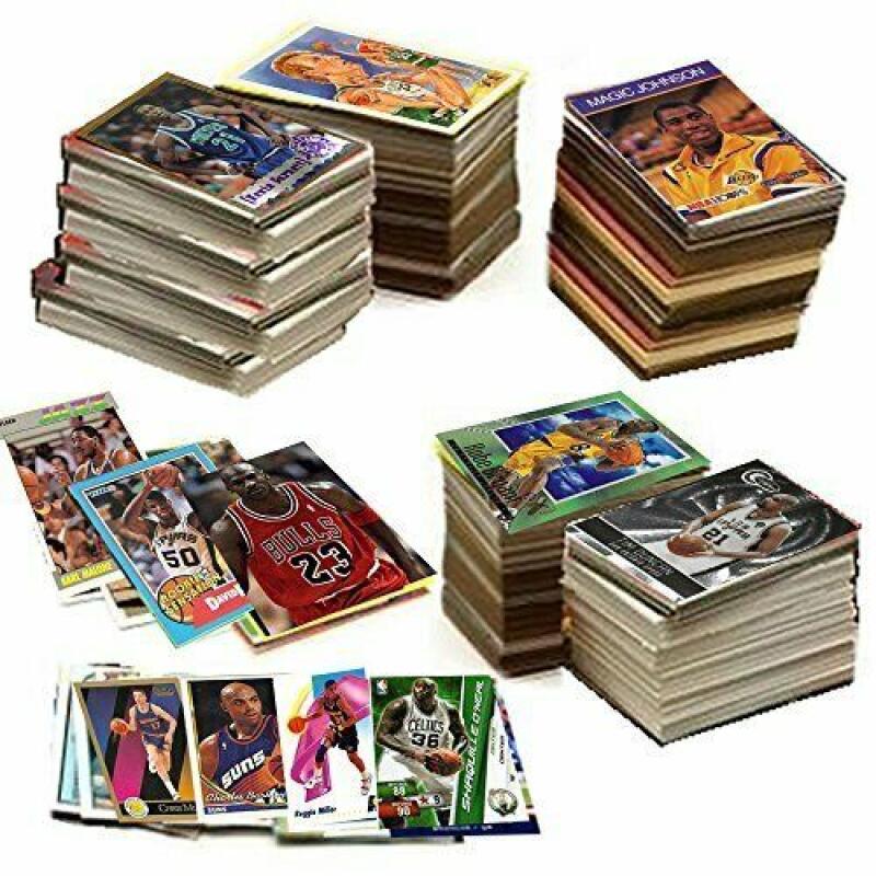 Superior Sports Investments HUGE LOT: 600 NBA Basketball Cards in a Gift Box w/ 1 Sealed Pack & Jordan Card Image 1