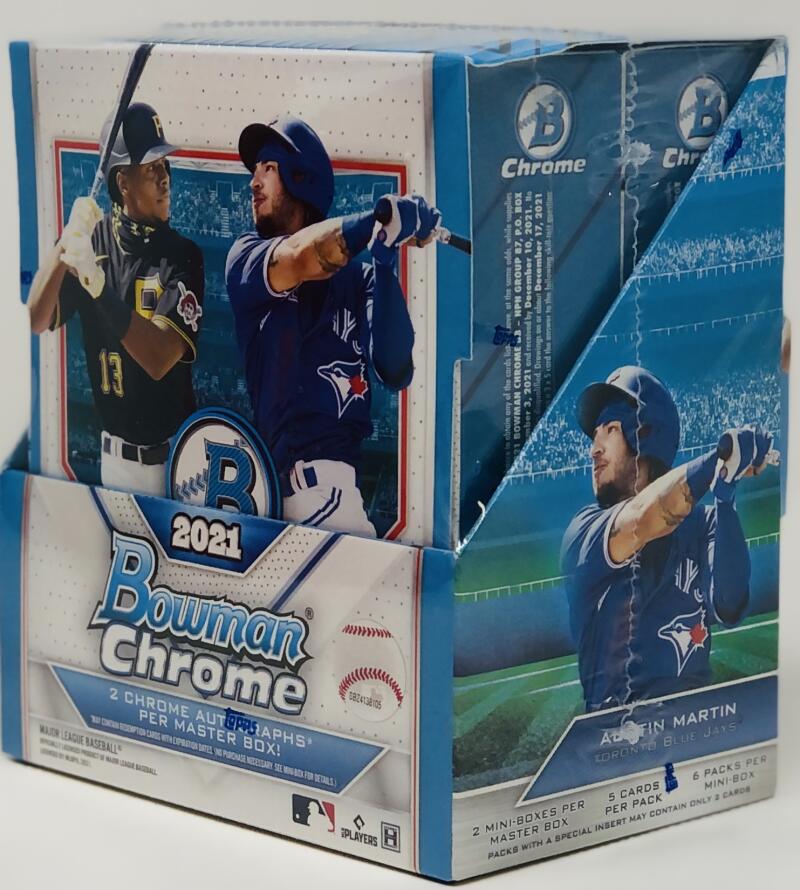 2021 Bowman Chrome Mini Baseball Hobby Box Set Image 2