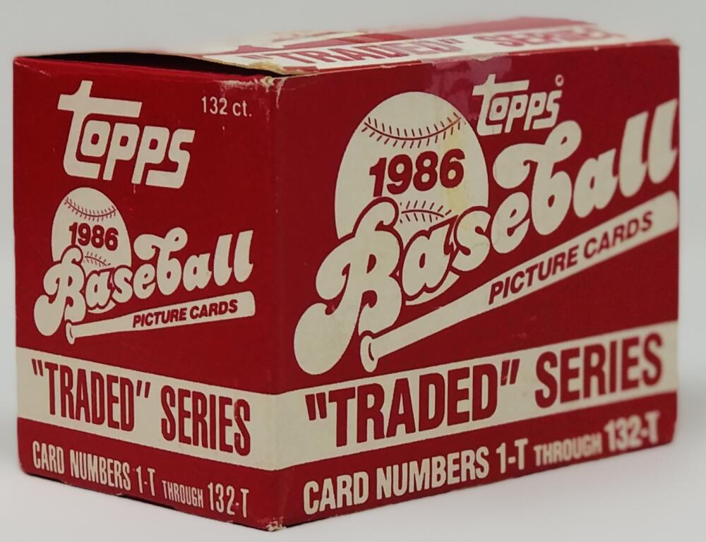 1986 Topps Traded Baseball Set Barry Bonds Rookie Year Image 2
