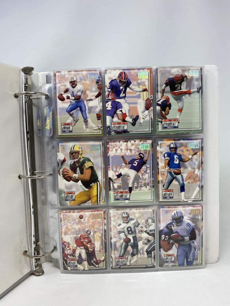 1993 Pro Set Power Set Football Hand Collated Binder Set 1-200 Image 2