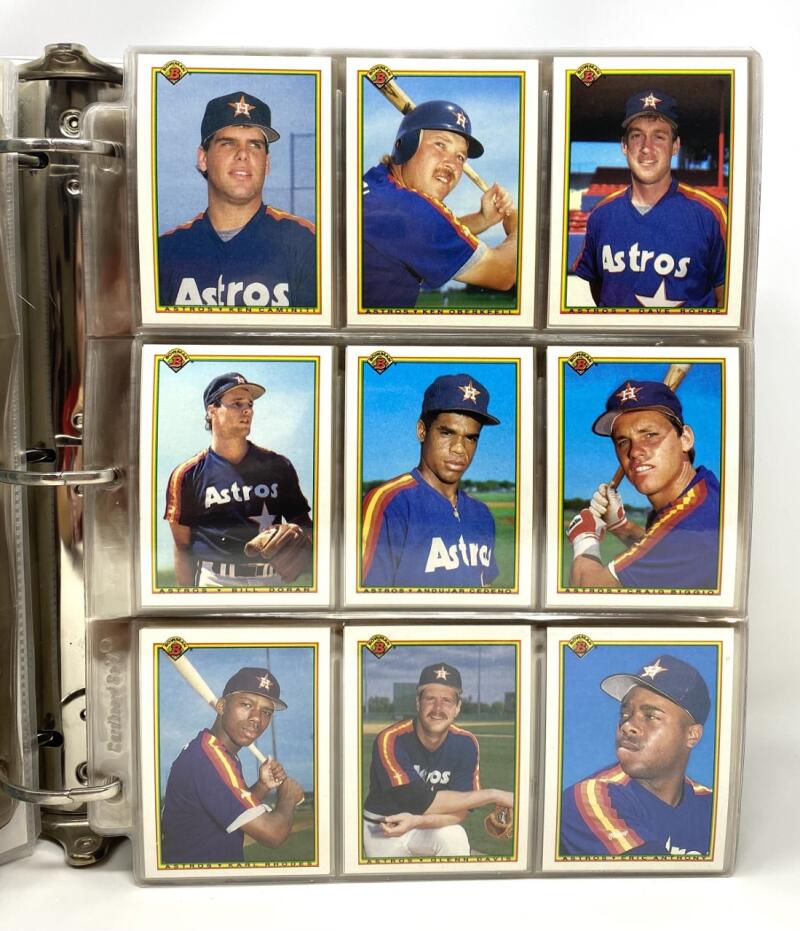 1990 Bowman Baseball Hand Collated Binder Set 1-528 Sammy Sosa Frank Thomas Rookie Image 2