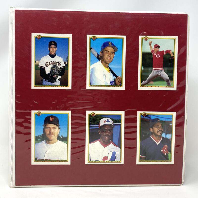 1990 Bowman Baseball Hand Collated Binder Set 1-528 Sammy Sosa Frank Thomas Rookie Image 3