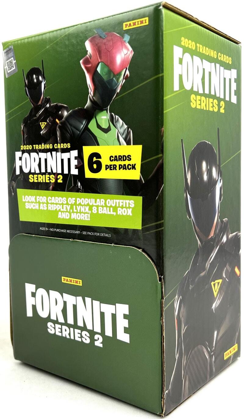 2020 Panini Fortnite Series 2 Gravity Feed Box 36 ct box , 6 packs per pack Image 1