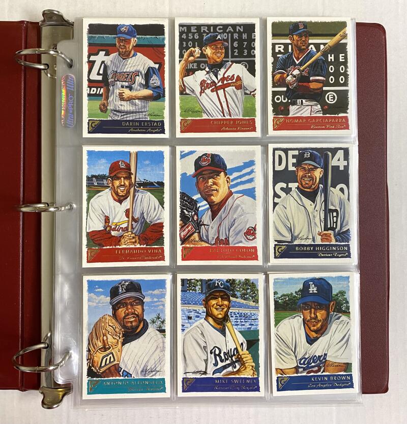 2001 Topps Stars Baseball Hand Collated Binder Set 1-150 Albert Pujols Rookie Image 1