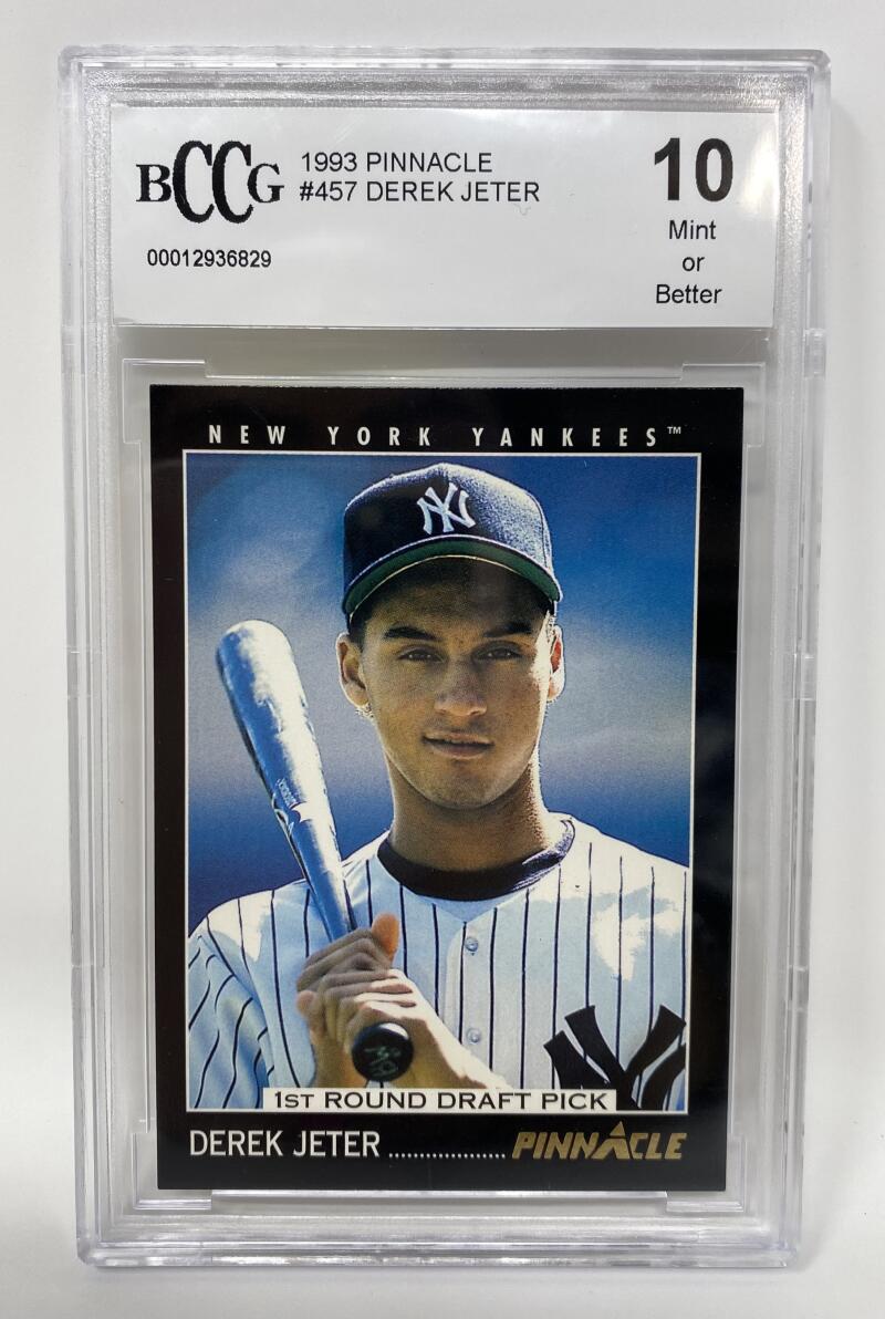 1993 Pinnacle Baseball Hand Collated Binder Set 1-620 Derek Jeter BCCG 10 Rookie Image 2