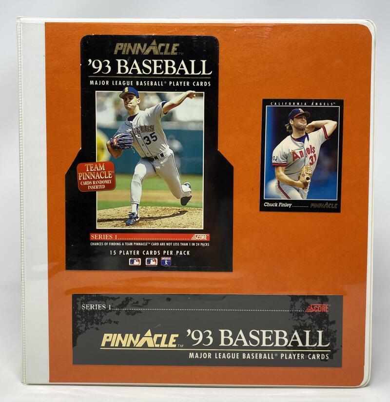 1993 Pinnacle Baseball Hand Collated Binder Set 1-620 Derek Jeter BCCG 10 Rookie Image 3