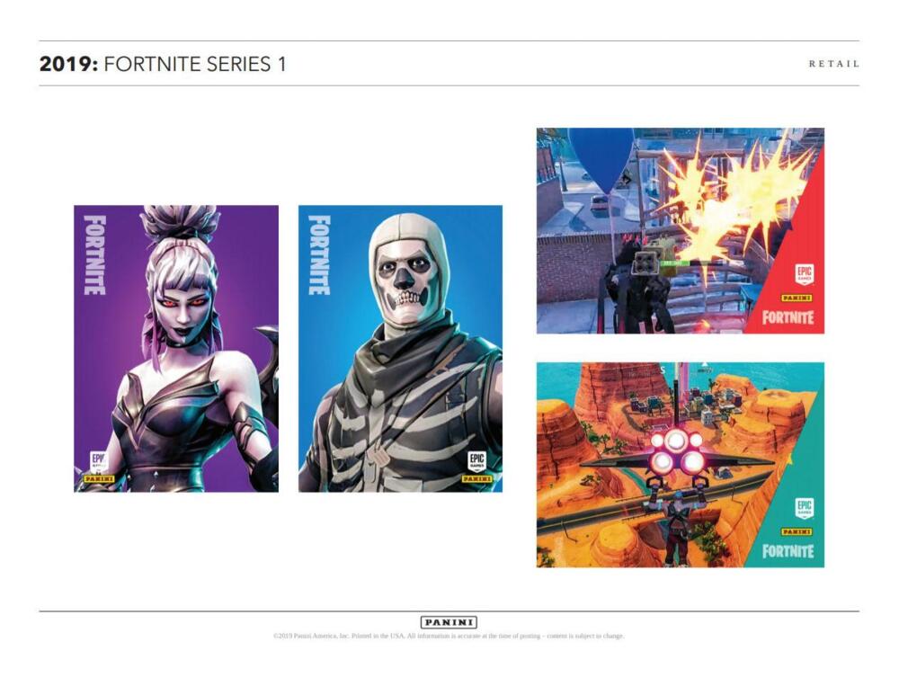 2019 Panini Fortnite Series 1 Trading Cards Blaster Box USA Version Image 4