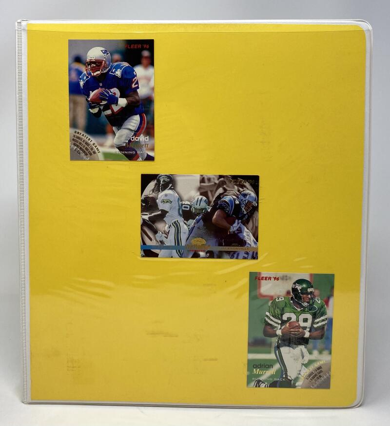 1996 Fleer Football Hand Collated Binder Set 1-200 Image 2