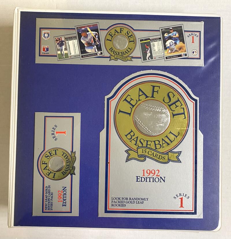 1992 Leaf Baseball Hand Collated Binder Set 1-527 Image 2