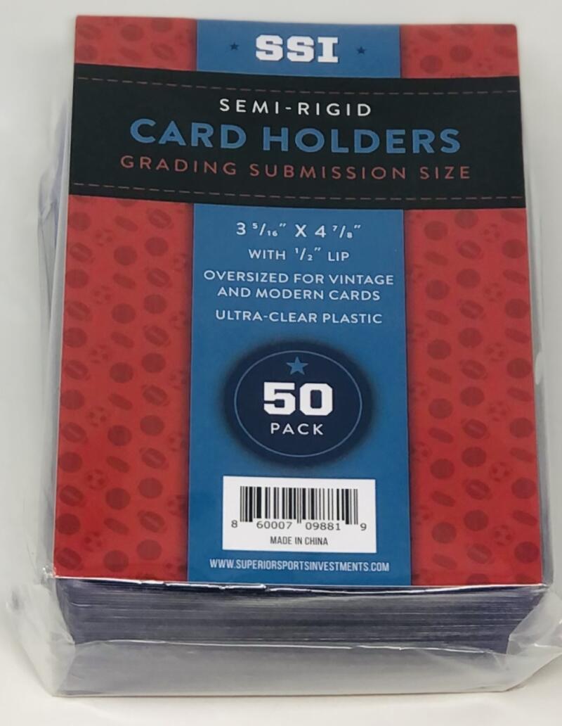 Superior Sports Graded Card Saver Semi-Rigid Holder for Grading Submissions (50) Image 3