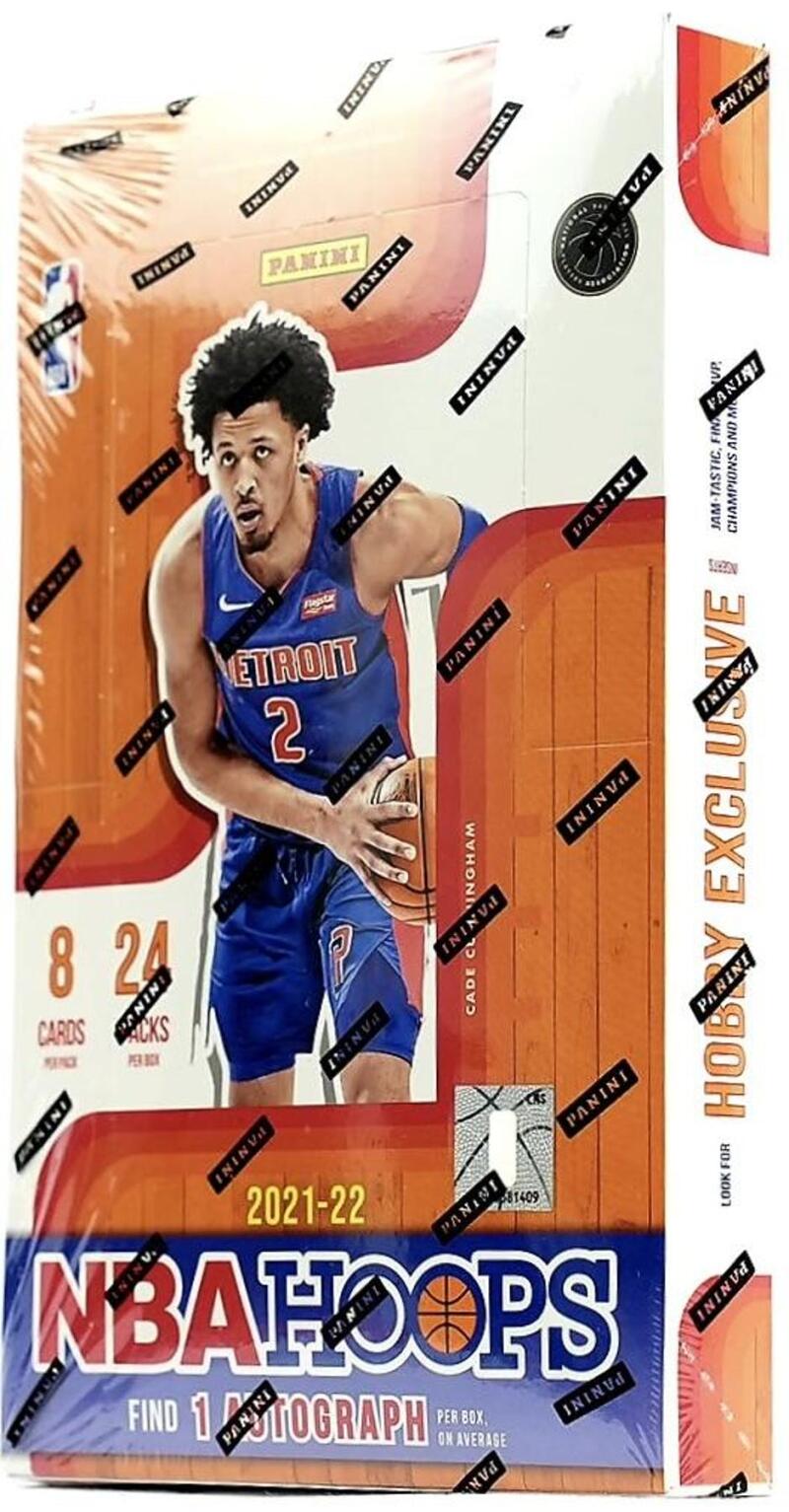 2021-22 Panini NBA Hoops Basketball Hobby Box Image 2