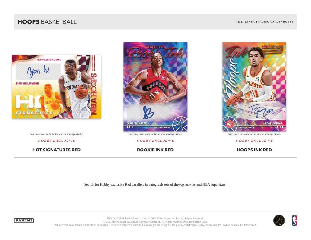 2021-22 Panini NBA Hoops Basketball Hobby Box Image 4