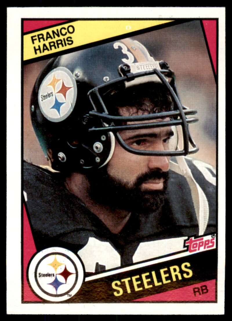 Franco Harris Card 1984 Topps #165 Image 1