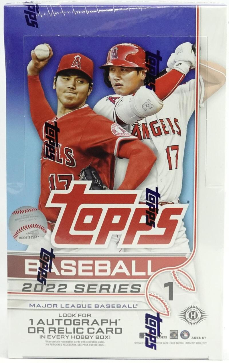 2022 Topps Series 1 Baseball Hobby Box Image 1