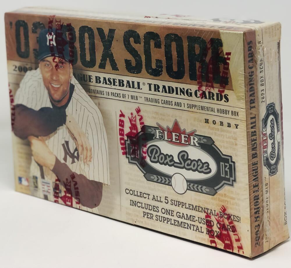 2003 Fleer Box Score Baseball Hobby Box Image 1