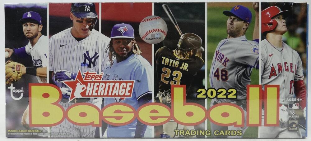 2022 Topps Heritage Baseball Hobby Box Image 1