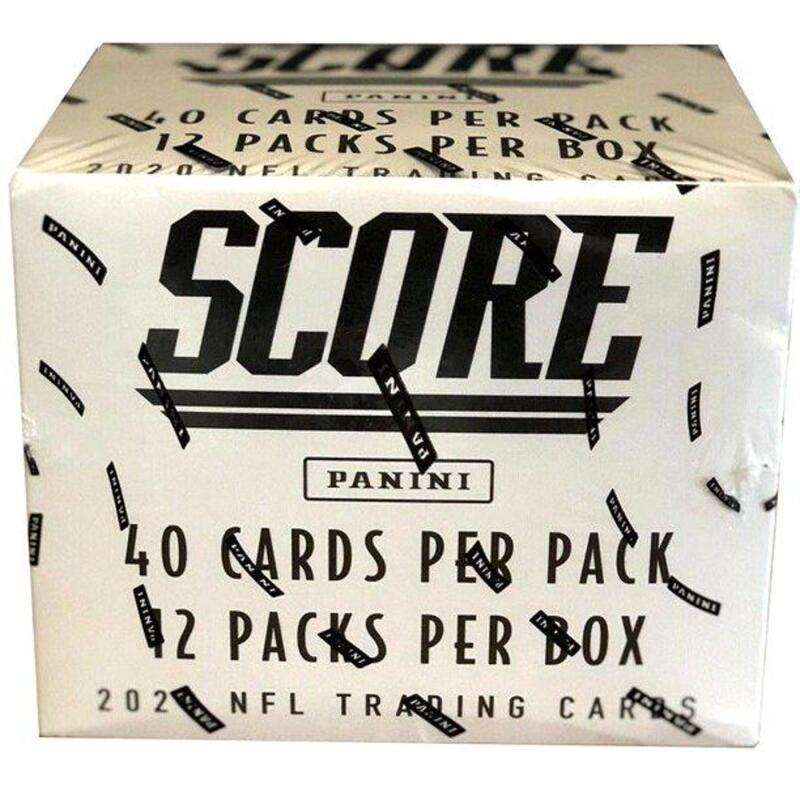 2020 Panini Score Football Jumbo Value 12-Pack Cello Box Image 1