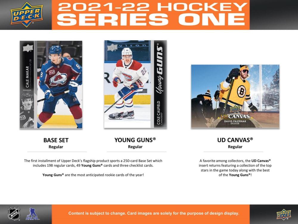 2021-22 Upper Deck Series 1 Hockey 6-Pack Blaster Box Image 3