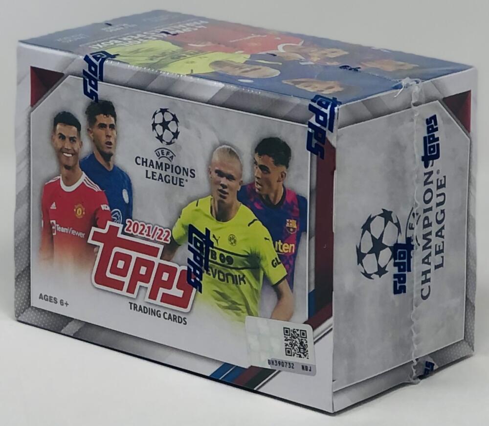 2021-22 Topps UEFA Champions League Collection Soccer 7-Pack Blaster Box Image 2